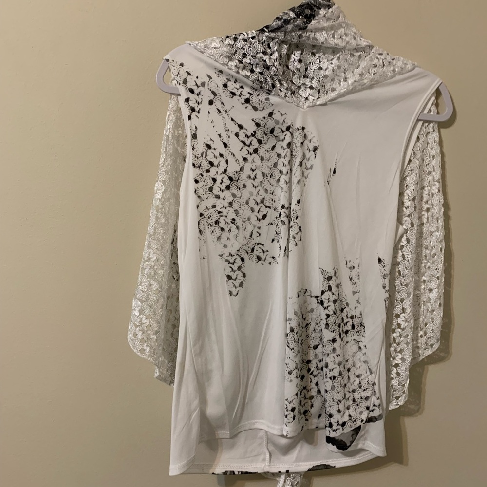 Poncho style top with attached cami by BRITTANY BLACK size Medium - Picture 9 of 16